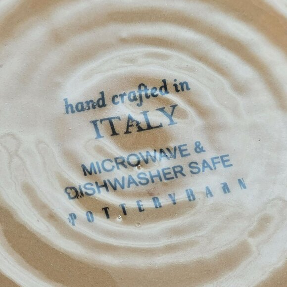 Pottery Barn Plates Solstice Sunflower Handcrafted Set Of 2 9.25" Ceramic DH1331 - Picture 5 of 6